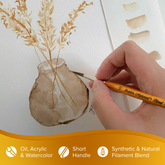 Golden Natural® Ultra Round Paintbrush | Short Handle | 2031S